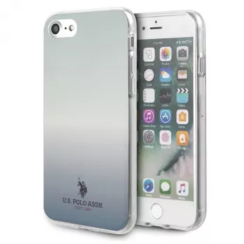 U.S. POLO ASSN. Gradient Pattern Collection cietais vāciņš iPhone 7/8/SE (2020/2022) - zils