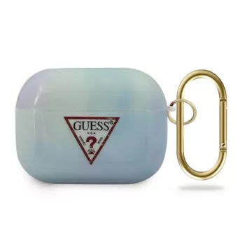 GUESS AirPods Pro maciņš Blue Tie & Dye kolekcija