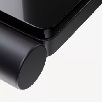Withings Body Fit viedie svari ar segmentālo ķermeņa sastāva, vielmaiņas un sirds veselības analīzi, medicīnas ierīce, melni