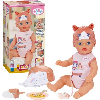 ZAPF CREATION Zapf Baby born Lena Cat 36cm mīksta ķermeņa lelle