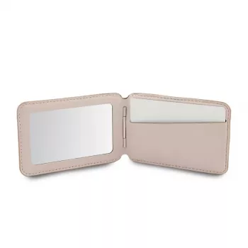 GUESS 4G Stand & Mirror MagSafe maciņš iPhone - Rozā
