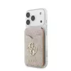 GUESS 4G Stand & Mirror MagSafe maciņš iPhone - Rozā
