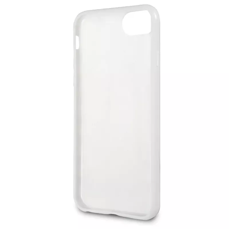 U.S. POLO ASSN. USHCI8PCSTRB iPhone 7/8/SE 2020/SE 2022 maciņš balts trīskrāsu raksts