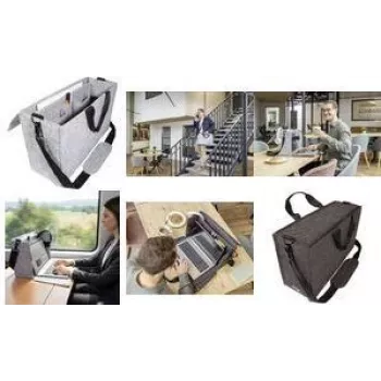 SIGEL Business Felt Bag Desk Sharing Bag Workspace M/L sintētiskā filca soma ar 2 rokturiem