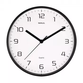 MAULdrip sienas pulkstenis 25 cm kvarca melns