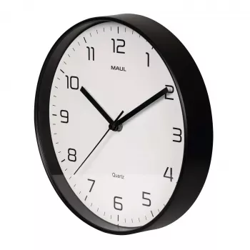 MAULdrip sienas pulkstenis 25 cm kvarca melns