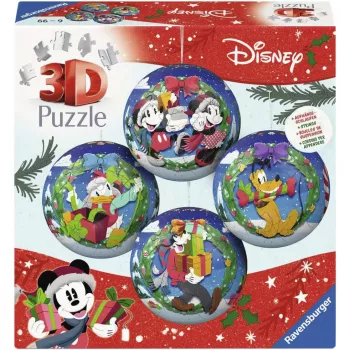 Ravensburger 3D Puzzleball Disney Ziemassvētku rotājumu komplekts (2 x 27 gab.)