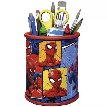 RAVENSBURGER 3D Puzzle pildspalvu turētājs Spider-Man - 54 gabali, oficiāls Marvel, Easy Click