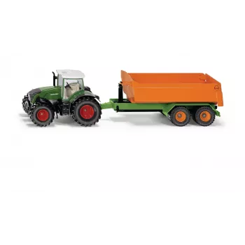 SIKU Farmer Fendt 939 Vario ar āķpacēlēja šasiju un konteineri - 1:50 mēroga metāla modelis