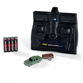 Carson 1:87 Mercedes-Benz 200/8 ar piekabi 2.4G 100% RTR zaļš