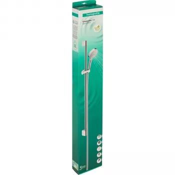 Hansgrohe Crometta Vario EcoSmart dušas komplekts, 90 cm, balts/hroms