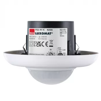 BEG LUXOMAT PD2-M-1C-UP iebūvējamais PIR klātbūtnes detektors, 1 kanāls, balts