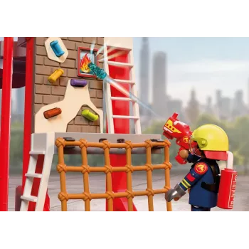 Playmobil Fire 72191 liela ugunsdzēsēju stacija