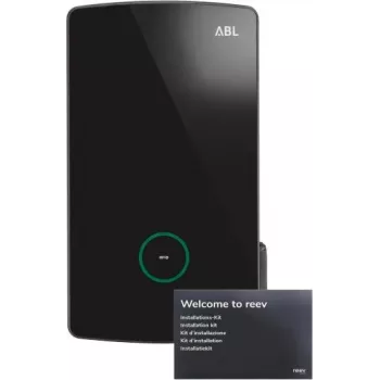 ABL eM4 Single Wallbox kontrolleris 22 kW, 2. tipa ligzda, ar slēdzenīti