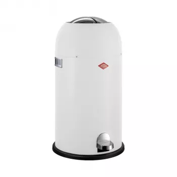 WESCO Kickmaster Soft Pedāļu atkritumu tvertne 33L Matēti balta
