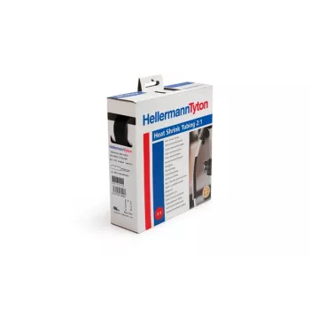 HellermannTyton HIS-PACK termonosēdināma caurule 2:1 no 19,1 mm līdz 9,5 mm melna 5 m