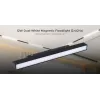 MIBOXER MF2-12A-RF LED 48V sliežu prožektors 12W CCT 2.4G regulējama baltā krāsa, melns