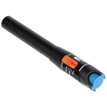 BML-205-10 vizuālais defektu lokators 650nm 10mW optisko šķiedru kabeļu testeris ar 10km darbības rādiusu, universāls 2.5mm savienotājs, CW/pulsa režīms, alumīnija korpuss