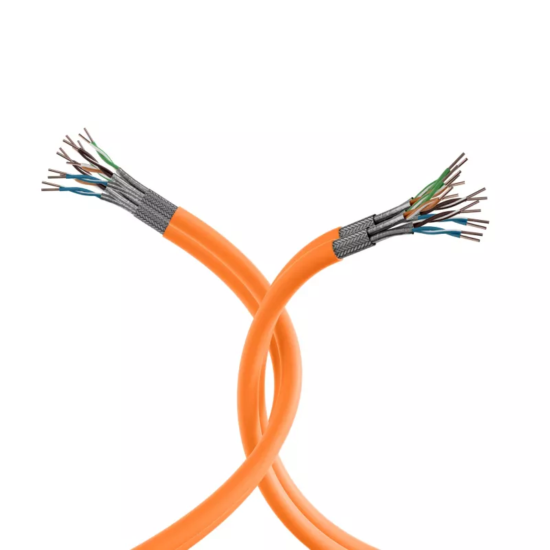 EFB Elektronik INFRALAN Cat.7 1000 AWG23 S/FTP 2x4P CPR Eca Oranžs 100m instalācijas kabelis