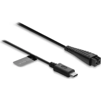 Delock USB Type-C™ uzlādes kabelis 4.8 V elektriskajiem skuvekļiem, saderīgs ar Panasonic ES-LV97, ES-LA63 - rezerves skuvekļa uzlādes kabelis 1.5 m