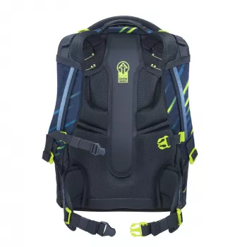 COOCAZOO MATE 30L mugursoma Fast Lime - pārstrādāts PET, ergonomiska skolas mugursoma ar klēpjdatora nodalījumu
