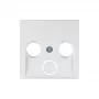 Berker 12031909 centrālā plāksne SAT/antenas kontaktligzdai, Polar White, S.1/B.1/B.7