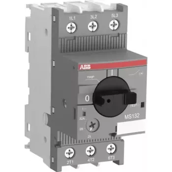 ABB MS132-25 Motoraizsardzības automātiskais slēdzis, 3 polu, 25A, termomagnētiskais