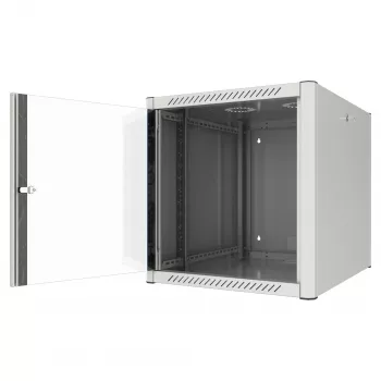 EFB Elektronik 19 inch sienas skapis 26U, dziļums 800 mm, salikts, RAL7035