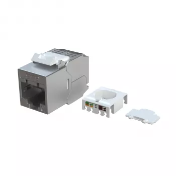 EFB Elektronik E-200130 Keystone Slim/Short Cat.6A ekranēts cinka lējuma 10G modulis