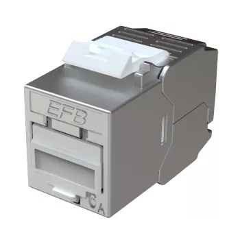 EFB Elektronik E-200130 Keystone Slim/Short Cat.6A ekranēts cinka lējuma 10G modulis