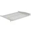 EFB Elektronik 19 inch 1U fiksētais plaukts, 350 mm dziļš, 10 kg slodze, gaiši pelēks RAL 7035