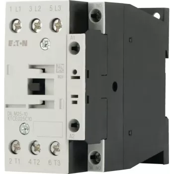 EATON DILM25-10 Strāvas kontaktors 3-polu 1NO 25A 11kW 230V AC 50Hz / 240V AC 60Hz