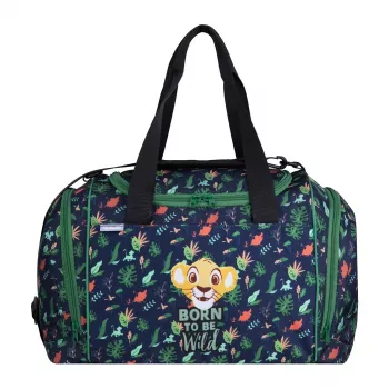 McNeill Sporttasche LION KING sporta soma, 16L, zila/daudzkrāsaina, poliesters, Disney Lion King dizains