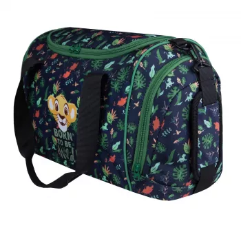 McNeill Sporttasche LION KING sporta soma, 16L, zila/daudzkrāsaina, poliesters, Disney Lion King dizains