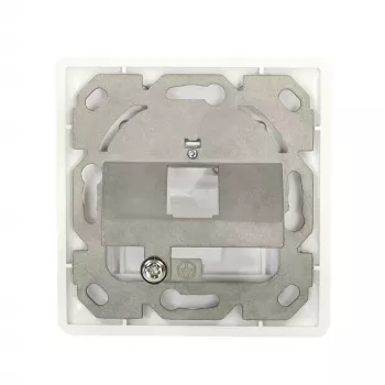 LogiLink Keystone Faceplate 1 modulim, Vācu tipa, tīri balta