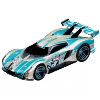 Carrera GO Kaze Dash Elektriskais slotcar komplekts 1:43 mērogā ar cilpu un pārlidojumu, 2 mašīnas, 2 kontrolleri, 3,6m trase, vecumam 6+