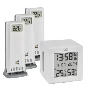 TFA TFA.me ID-A0 Starter komplekts 35.8113.02 viedās mājas vides monitoringa sistēma
