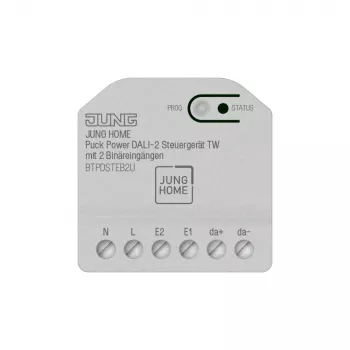 JUNG HOME Puck Power DALI-2 balto gaismas temperatūras vadības bloks BTPDSTEB2U