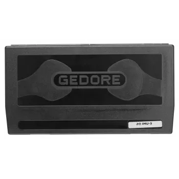 GEDORE 1/4 inch Piedziņas uzgriežņu atslēgu komplekts 20 IMU-3, 33 daļas, Hex 4-14 mm, 72 zobu sprūdrata