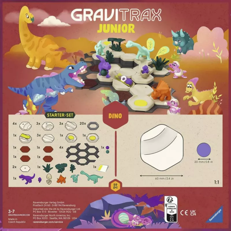 Ravensburger GraviTrax Junior sākuma kopa S Dino