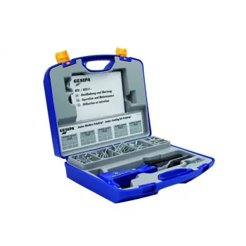 Gesipa PolyGrip® Junior Rivet Box – 352 gabalu aklo kniedes komplekts metāla kārbā