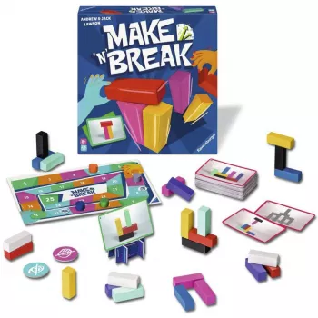Ravensburger Make 'n' Break ģimenes būvēšanas spēle