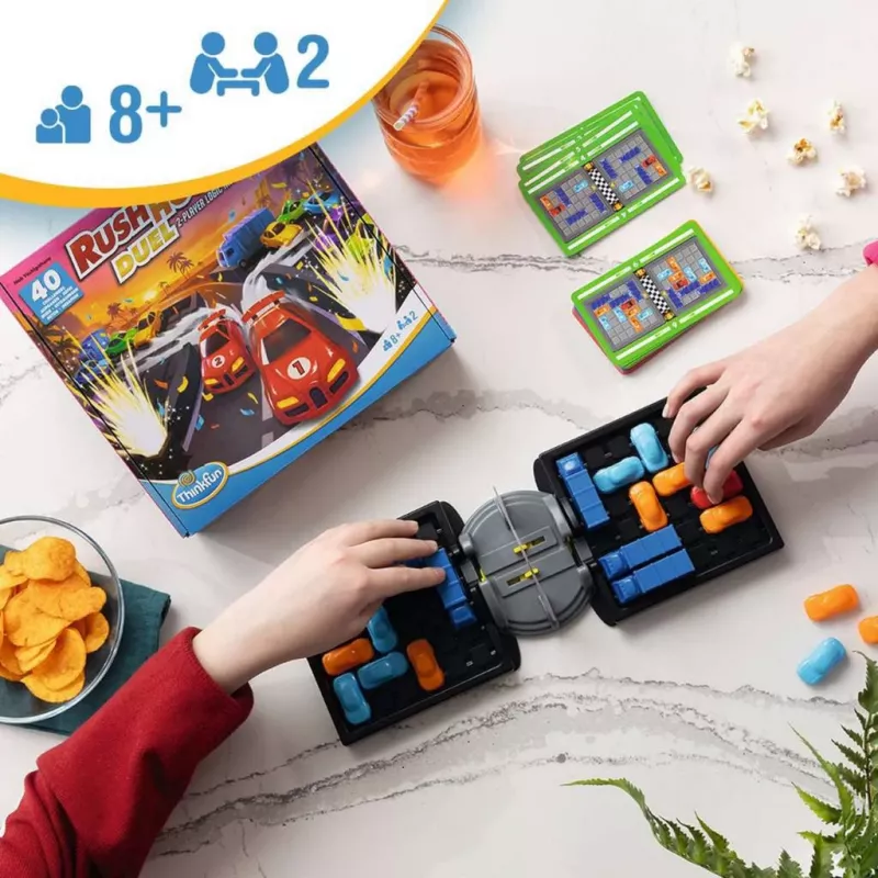 Ravensburger Rush Hour Duel – 2 spēlētāju satiksmes sastrēguma loģikas spēle