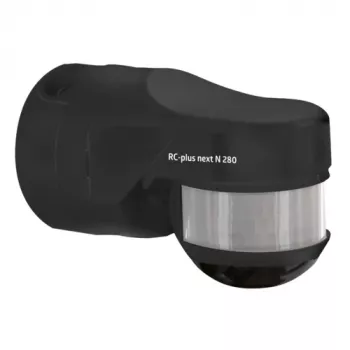 BEG RC-plus next N 280 melnais kustības detektors ar 280° uztveršanas leņķi un apakšējās zonas aizsardzību