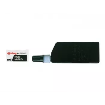 rOtring Isograph melnā pigmenta tinte 23 ml tehniskajām pildspalvām
