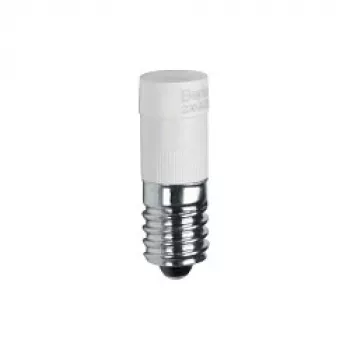 Berker 1678 LED indikatora lampa E10 balta