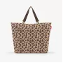 Reisenthel Shopper XL Leo Macchiato – liela iepirkumu soma no pārstrādāta PET ar leoparda rakstu, 35 L