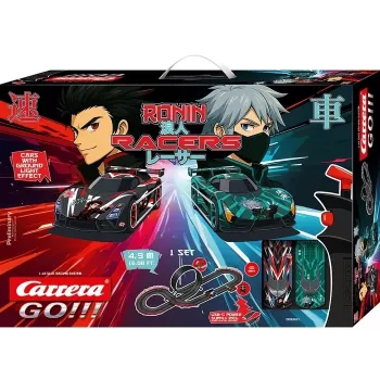 Carrera GO Ronin Racers 1:43 sacensību komplekts ar cilpu un pārlidojumu