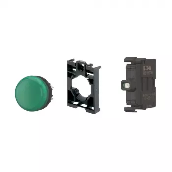 Eaton M22-L-G-LED-BVP Zaļa LED signāllampiņa, 22,5 mm, 12-30 V AC/DC, IP66/IP67/IP69K