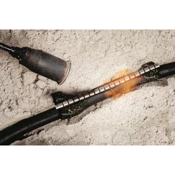 HellermannTyton HIS-3 6/2 mm termokrūmīte, melna, 100 mm, 750 gab.